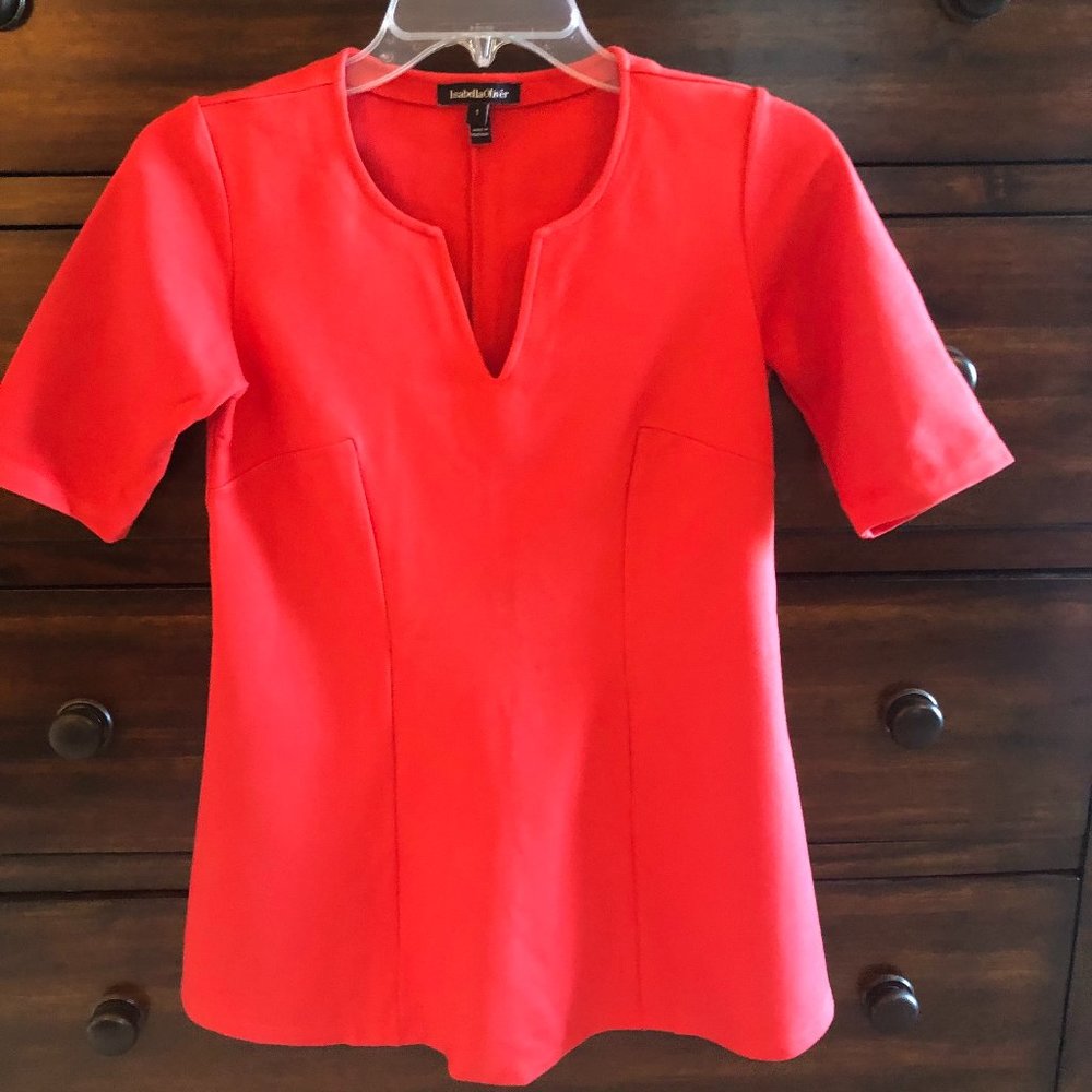 Isabella Oliver Maternity Orange Red Top Size 1 (XS or S)